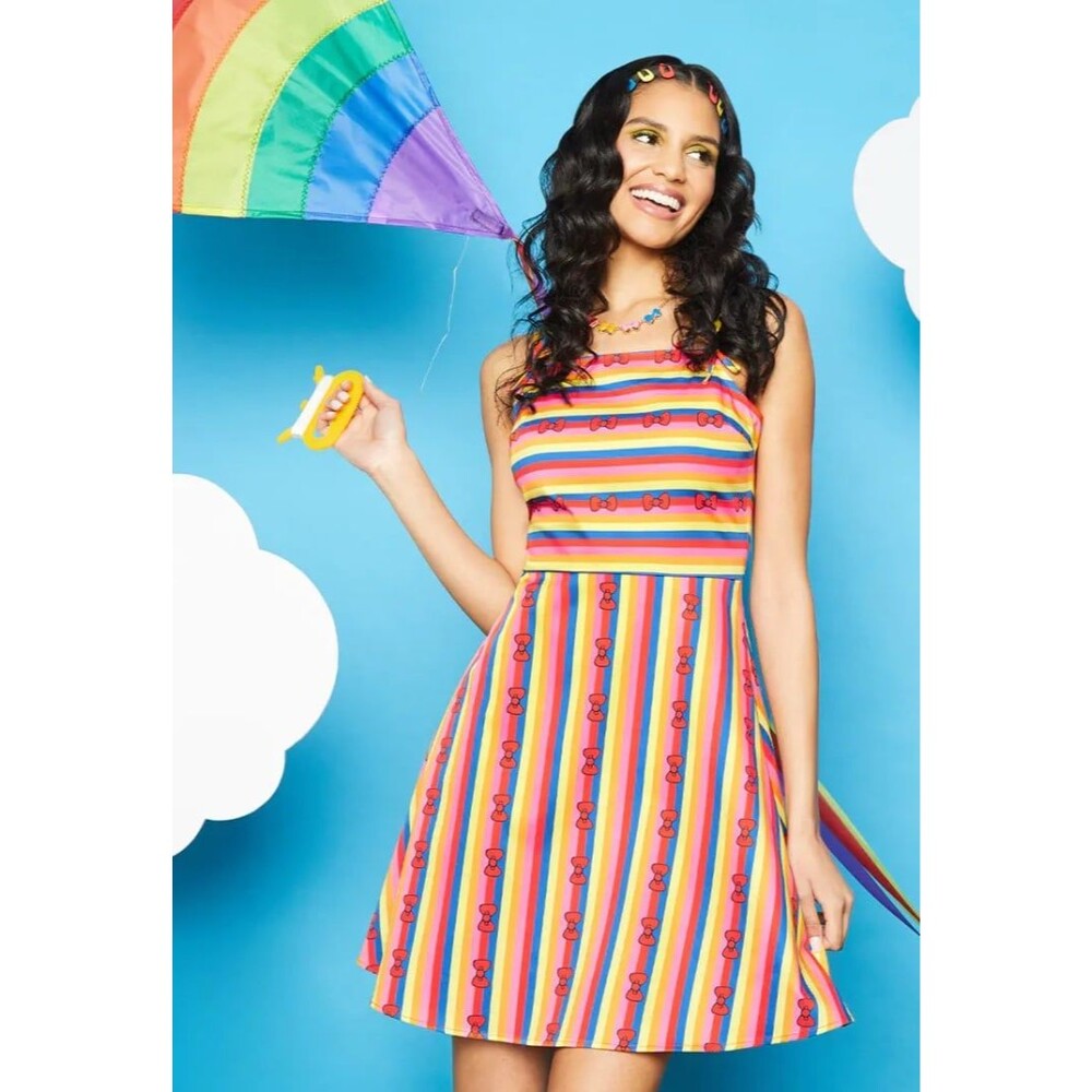 ModCloth X Hello Kitty Dress Rainbow Sundress